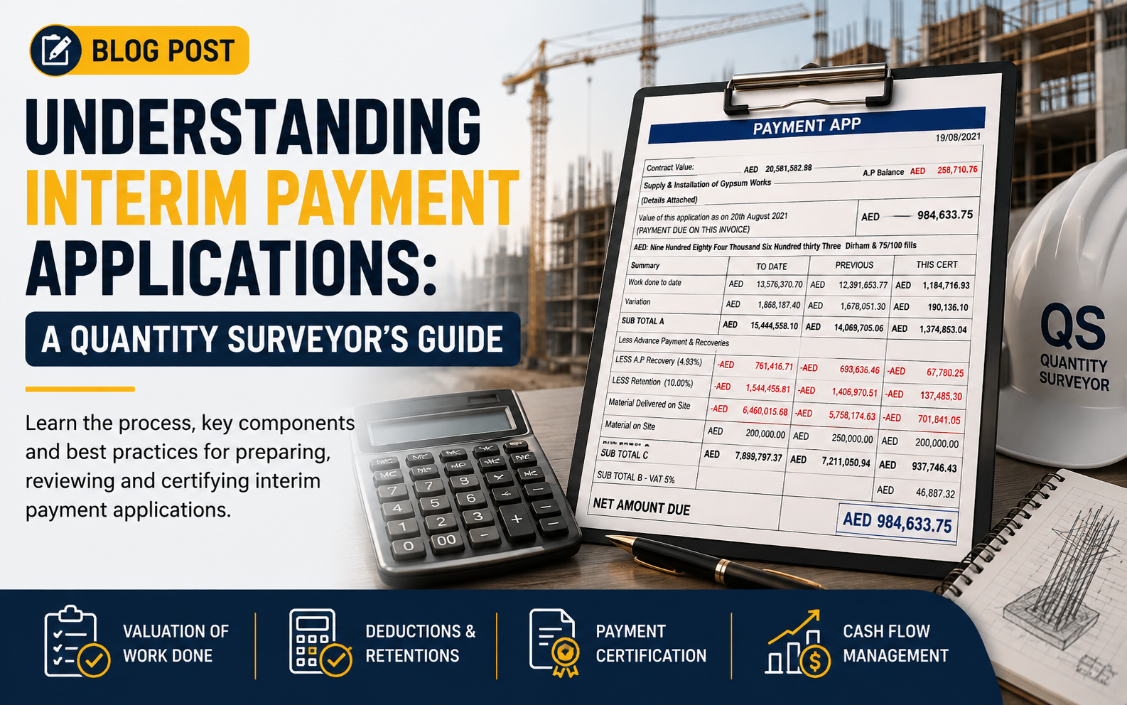 Understanding Interim Payment Applications: A Quantity Surveyor's Guide